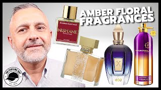 Top 15 AMBER FLORALFLORAL GOURMAND Fragrances  Favorite Amber Perfumes With Flowers [upl. by Hniv]