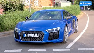 2017 Audi R8 V10 PLUS 610hp  DRIVE amp SOUND 60FPS [upl. by Anegal]