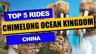 Top 5 BEST Rides at Chimelong Ocean Kingdom 2023  Zhuhai China [upl. by Hayes308]