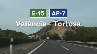 E AP7 València  Tortosa [upl. by Netsrik]