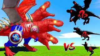 Spiderman Trex Evolution vs Dinosaurs Fighting in Animal Revolt Battle Simulator [upl. by Atilek961]