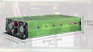 Edecoa 1000w Pure Sine Wave Inverter for Motorhome Camper or RV Adria [upl. by Chappie395]