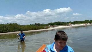 Crossing Lagoon at Tigertail Beach Marco Island FL [upl. by Nivahb]