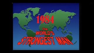 Sterkste man van de wereld 1984 Worlds Strongest Man  Mora Sweden [upl. by Criswell]