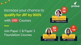 How to increase your chance by 900 to Qualify JRF  Start Free Trial Now [upl. by Annol]