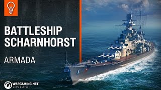 World of Warships  Armada Scharnhorst [upl. by Barbe56]