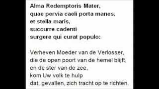 Alma Redemptoris Mater Advent amp Kersttijd Mariaantifoon Plechtige toon [upl. by Ilsel]