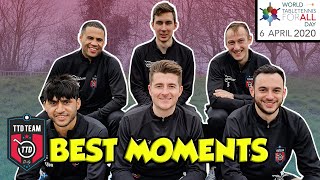 Best Moments  TableTennisDaily Team  World Table Tennis Day [upl. by Etnoj711]