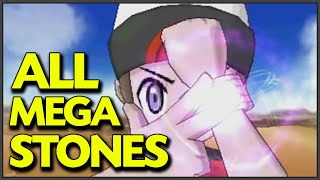 All Mega Stone Locations in Pokemon Omega Ruby amp Alpha Sapphire Old amp New Stones  47 Mega Stones [upl. by Harrad]