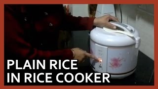 How to make Rice in Electric Cooker  Electric Rice Cooker Demo  Electric Rice Cooker Recipes [upl. by Shel]