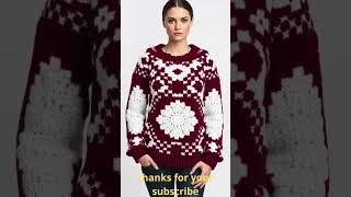 crochet hoodie trending crochet trend design style trenchcomoda fashioncrochet [upl. by Assenov]