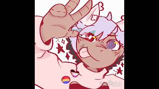 ✧ ° ★• digitalart ibispaintx bigender ocpink [upl. by Artinahs499]