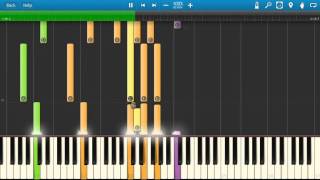 Nelly  Dilemma ft Kelly Rowland  Piano Tutorial  Synthesia Cover [upl. by Catima]