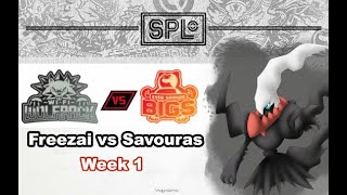 Pokemon Tournament  Smogon Premier League week 1  WOL Freezai vs Savouras BIG [upl. by Euridice]