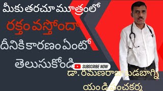 మూత్రంలో రక్తం వెళ్ళటానికి కారణం డా రమణారాజు బడబాగ్నిhematuria [upl. by Aseela]