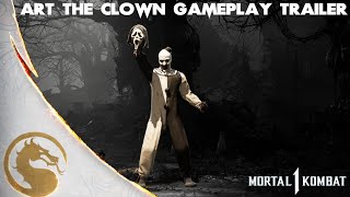 Mortal Kombat 1  Art the Clown Gameplay Trailer [upl. by Sue]