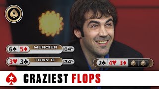 CRAZIEST flops ♠️ Best of The Big Game ♠️ PokerStars [upl. by Bicknell912]