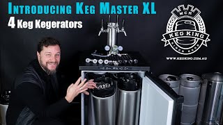 Introducing Keg Master XL – 4 Keg Kegerators [upl. by Zendah]