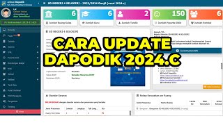 CARA UPDATE APLIKASI DAPODIK 2024B KE VERSI DAPODIK 2024C  CARA PERBAHARUI APLIKASI DAPODIK 2024C [upl. by Elberfeld928]