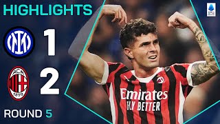 INTERMILAN 12  HIGHLIGHTS  Pulisic strikes in Milan derby win  Serie A 202425 [upl. by Aninnaig]