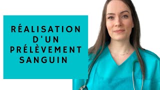 SOINS INFIRMIERS N°5  RÉALISATION DUN PRÉLÈVEMENT SANGUIN [upl. by Anelav]