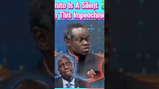 PLO Lumumba Ruto is a silent 🐍 in this impeachment kufamakangakufadereva inject [upl. by Atikehs801]