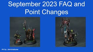 September 2023 FAQ and Point Changes [upl. by Afinom115]