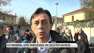 TG PADOVA 29112018  EX PRANDINA APRE PARCHEGGIO MA SOLO PER UN MESE [upl. by Tekcirc]