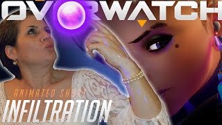 MOM REACTS TO INFILTRATION Overwatch Cinematic [upl. by Niarfe]