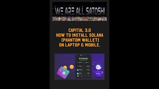 HOW TO INSTALL SOLANA PHANTOM WALLET ON TO LAPTOP AND MOBILE [upl. by Ahsin652]