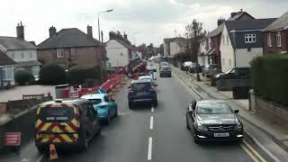 First Essex Bus Route 370 Colchester to Chelmsford Bus Station FULL VISUAL [upl. by Solracnauj]