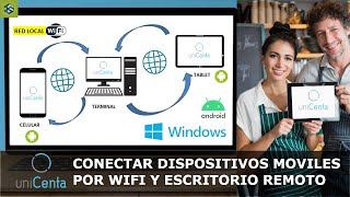 Unicenta oPOS Conectar Dispositivos Móviles por WiFi y Escritorio Remoto [upl. by Cantone]