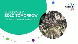 Wipro Ltd AGM 2021  Wipro Annual General Meeting FY 2021 [upl. by Ayekan]