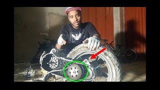 كيفاش تحل لور embrayage ديال موتور nitro 50cc [upl. by Mensch]