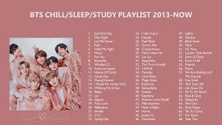 BTS  ChillSleepStudy Playlist 2013  Now [upl. by Atnoed626]