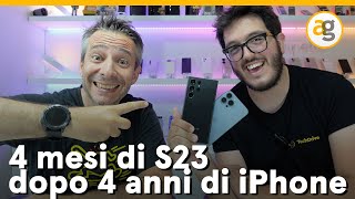 4 MESI con S23 dopo 4 ANNI di IPHONE [upl. by Alexa782]