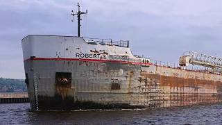 Robert S Pierson  The Rarest Lakes Freighter Ive Seen in Duluth [upl. by Shaddock816]