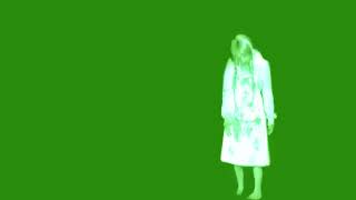 👻 NIÑA FANTASMA pantalla verde  SONIDO terror CHROMA KEY  👻🔊 [upl. by Sicnarf]