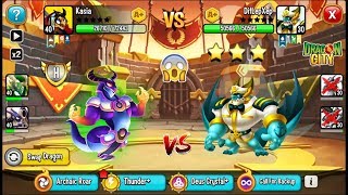 Dragon City  Battle in the MASTER ARENA EXCLUSIVE FIGHTING 5 😱 [upl. by Sulihpoeht247]