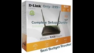 Dlink Wireless N300 Router Complete Review With Setup [upl. by Corrie]