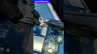 Mobile ki sim Jack nikalne ka Sahi Tarika SMD Sa solution repair shortsvideo [upl. by Yrrem]