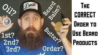 Which Order Beard oil balm butter Right answer with SCIENCE [upl. by Rochella]