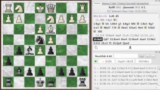 Blitz chess postmortem 425 Levitsky attack Hodgson attack [upl. by Hpeseoj]