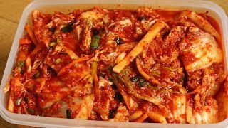 How to make Easy Kimchi 막김치 [upl. by Schilt]