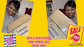 BATH amp BODY WORKS SEMIANNUAL SALE ONLINE HAUL bathandbodyworks semiannualsale haul [upl. by Suiramad377]