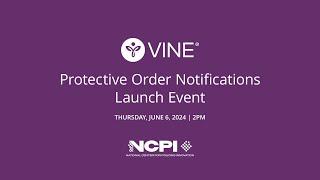 Virginia VINE Protective Order Notifications Launch Event Portsmouth Virginia June 6 2024 [upl. by Wilmott]