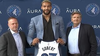 Timberwolves officially introduce Rudy Gobert  Full Press Conference Interview [upl. by Toolis]