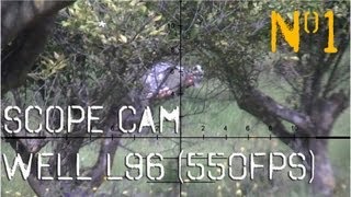 Airsoft Sniper Gameplay L96 Scope Cam 550fps Video1 [upl. by Enirol]