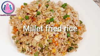 Healthy Millet fried rice recipeLittle MilletSamai Egg fried rice in Tamil [upl. by Ainala]