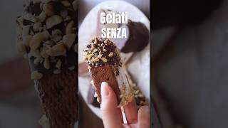 SENZA GELATIERA FACILE e VELOCE MAXIBON  BISCOTTO GELATO fatto in casa SENZA LATTICINI E UOVA [upl. by Anayt]